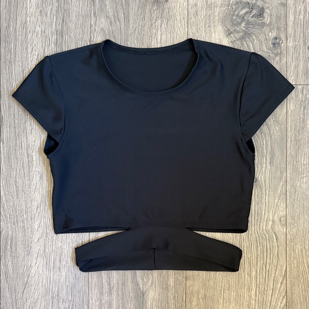 Five Dancewear Black Women's Crop Top